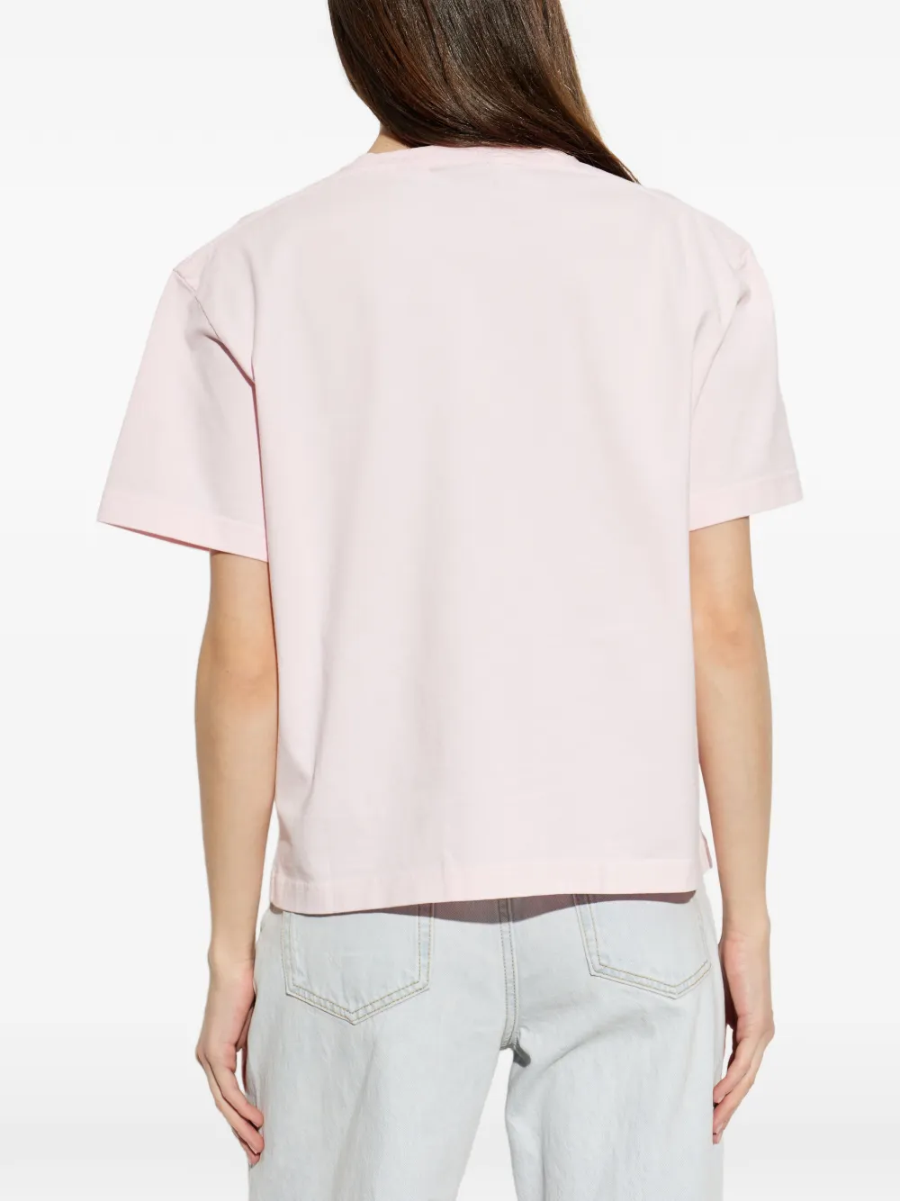 Canada Goose T-shirt met logo-reliëf Roze