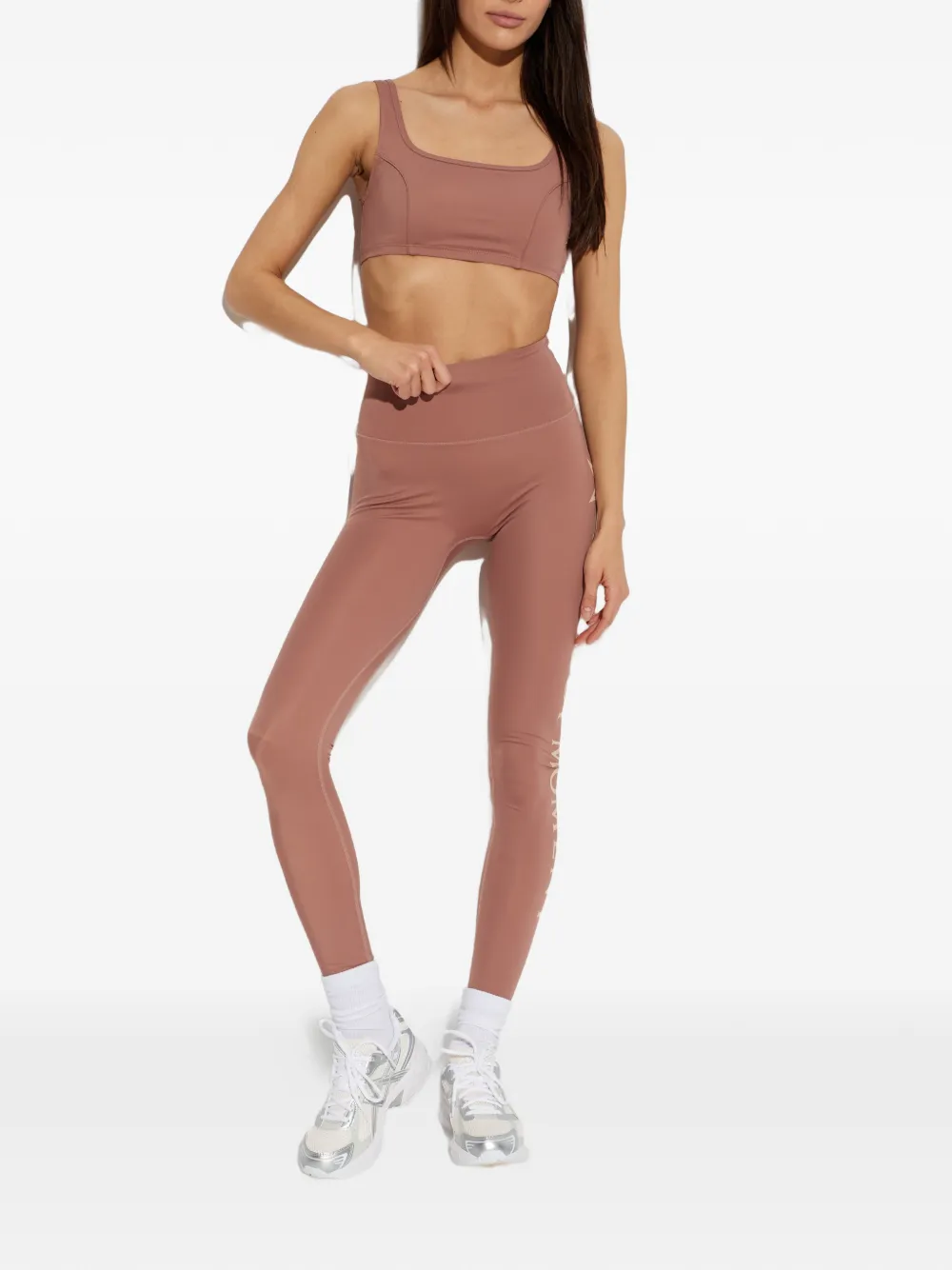 Perfect Moment Legging met sterrenprint en logoprint Roze