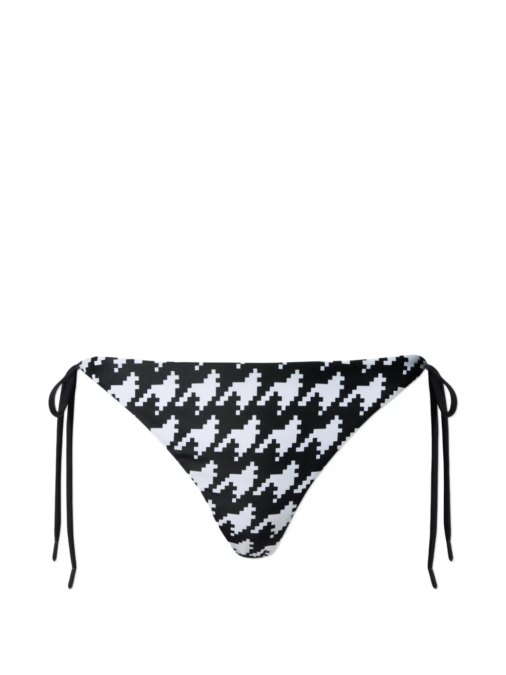 Perfect Moment houndstooth-print side-tie bikini bottoms - Nero
