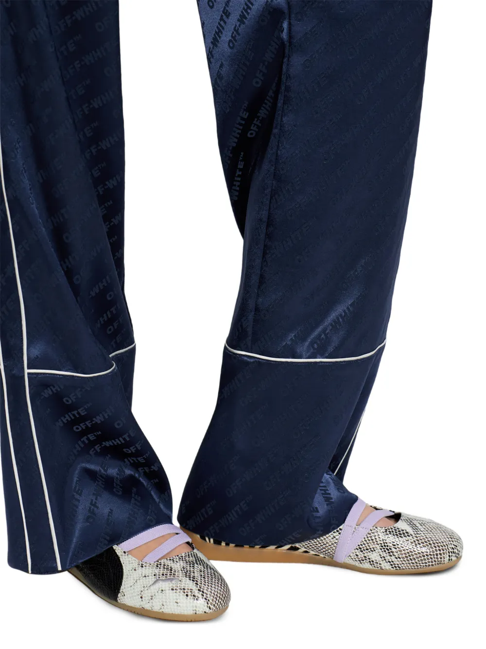 PUMA Speedcat Ballet snakeskin-effect zebra-print sneakers Zwart