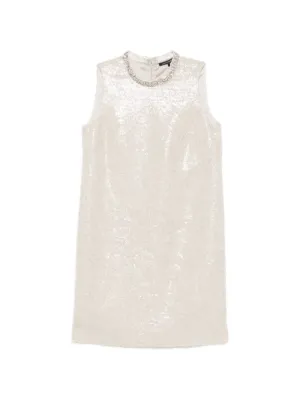 Fabiana Filippi Platinum And Sequin Dress, Cachà Woman Cachà