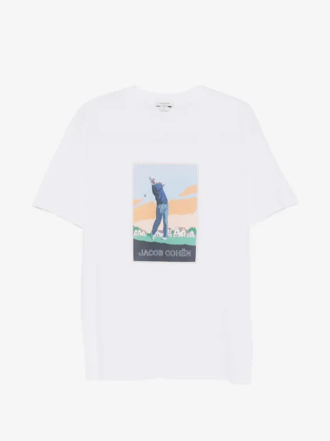 Jacob Cohën playera con estampado gráfico