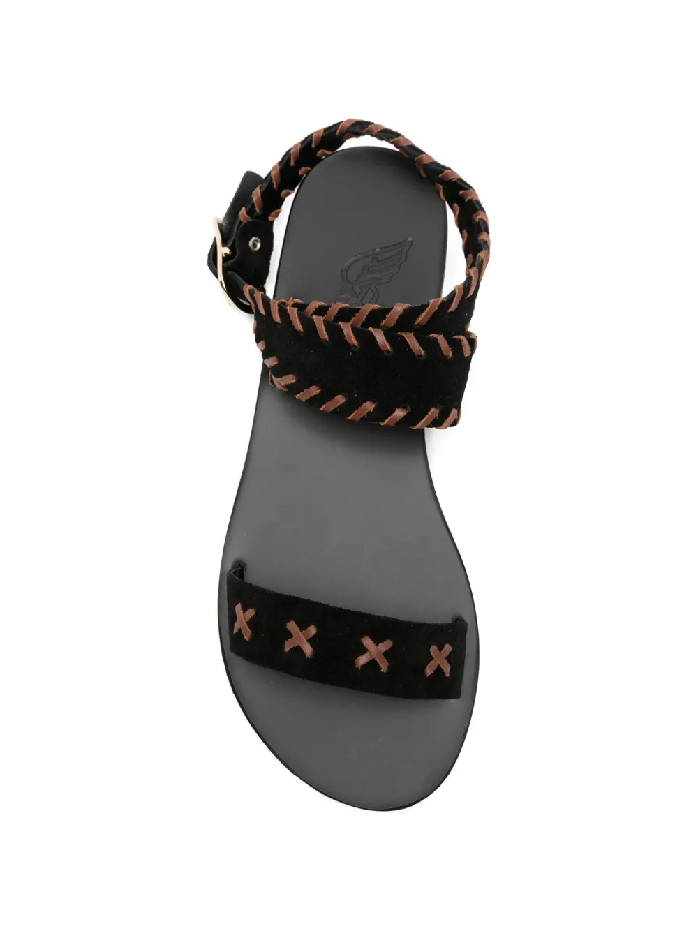 Ancient Greek Sandals Ifigenia sandalen Zwart