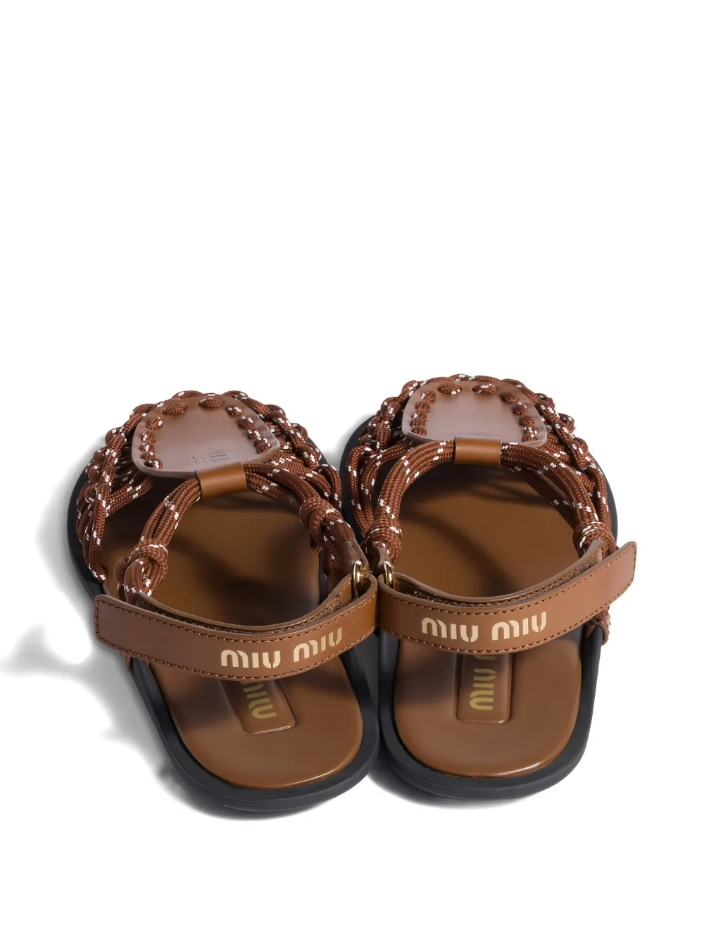 Miu caged sandals Bruin