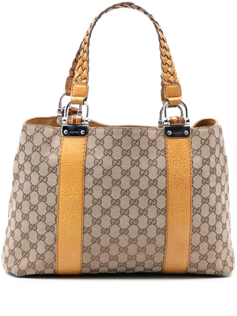 Gucci Pre-Owned 2016-2026 GG Canvas Bamboo Libeccio tote bag