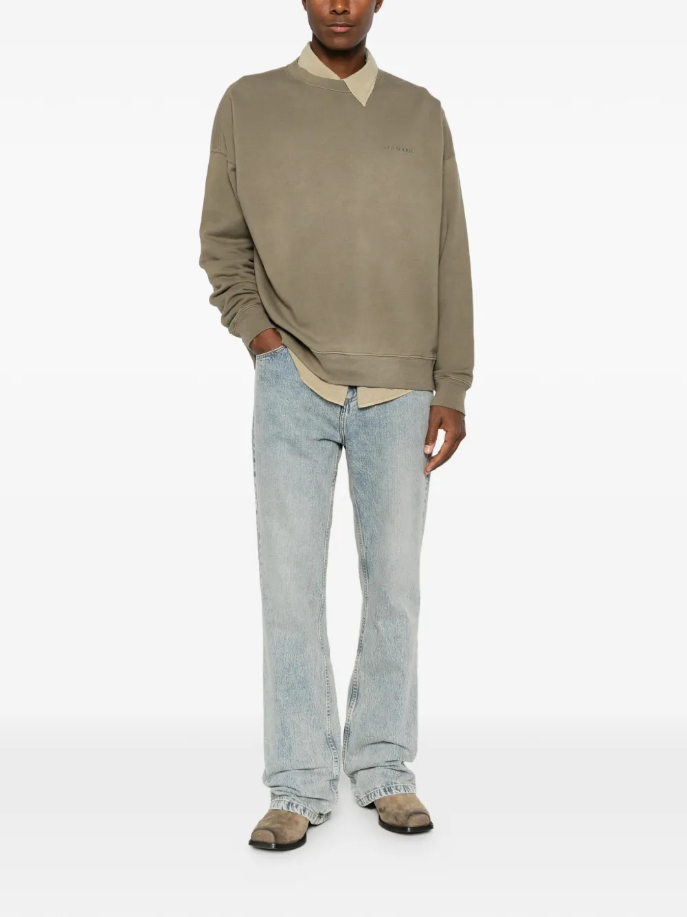 Golden Goose Martin Over sweater met ronde hals Groen