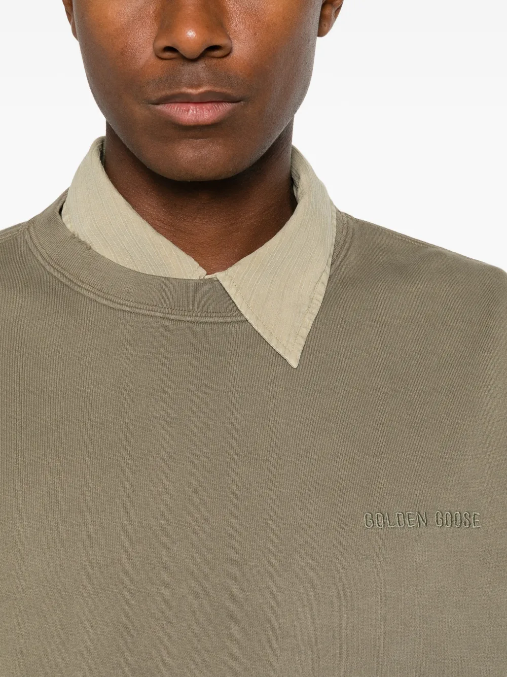 Golden Goose Martin Over sweater met ronde hals Groen