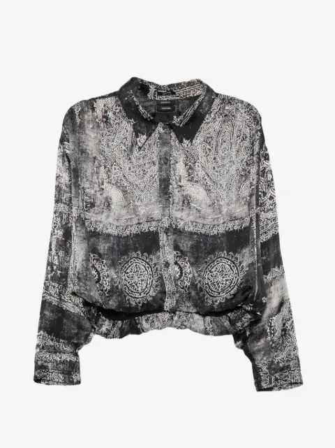 R13 medallion-print shirt