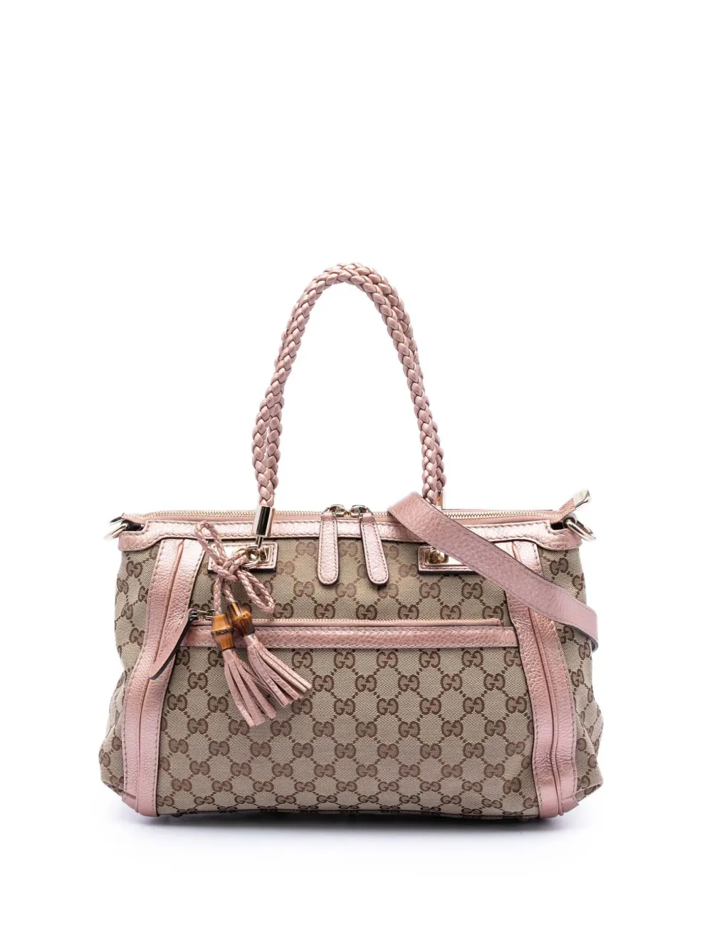 Gucci Pre-Owned 2016-2026 GG Canvas Bella satchel - Toni neutri