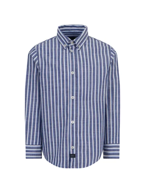 Fay Kids button-down striped shirt