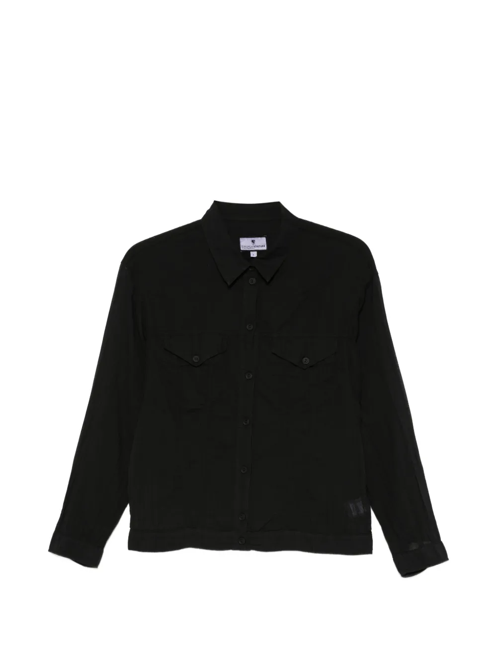 european culture chest-pocket shirt - Nero
