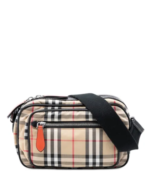 Burberry Pre-Owned 2000-2017 House Check Nylon Paddy crossbody bag
