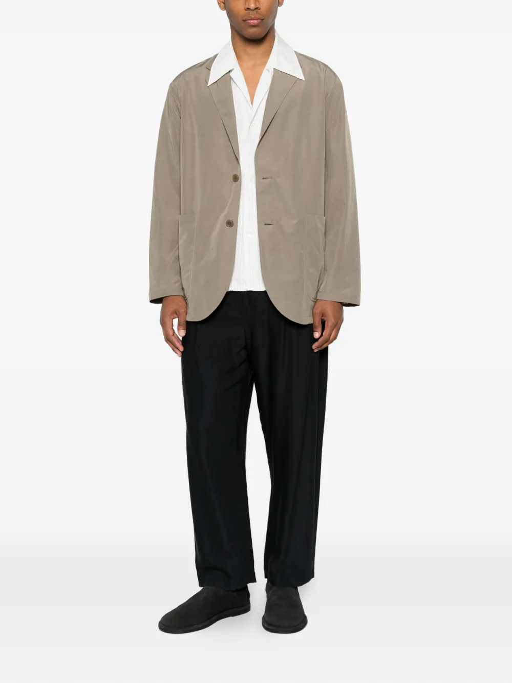 Goldwin Relax Nylon 2B blazer Beige