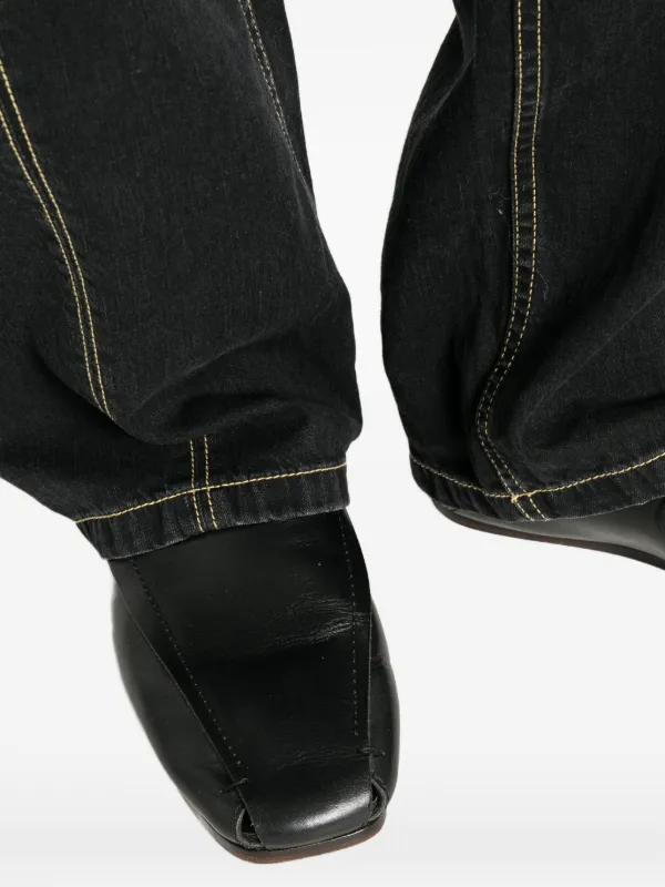 Rold Skov Twist コントラストシーム ジーンズ | ブラック | FARFETCH JP