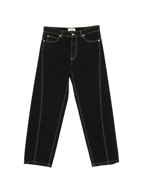 rold skov Twist contrast-seam jeans