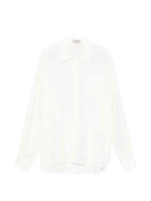 rold skov textured long-sleeve shirt