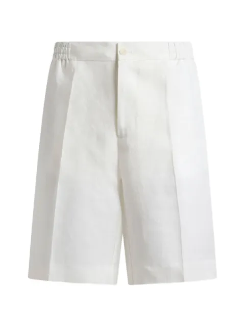 ETRO plain-coloured linen shorts