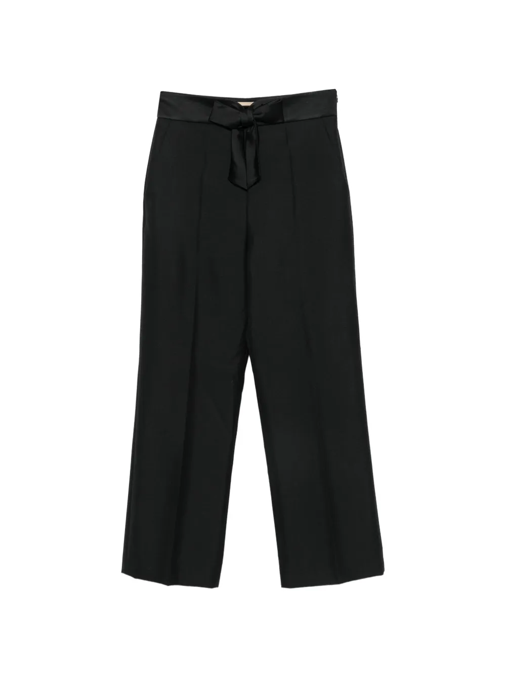 Valentino Garavani bow-detail tailored trousers - Schwarz