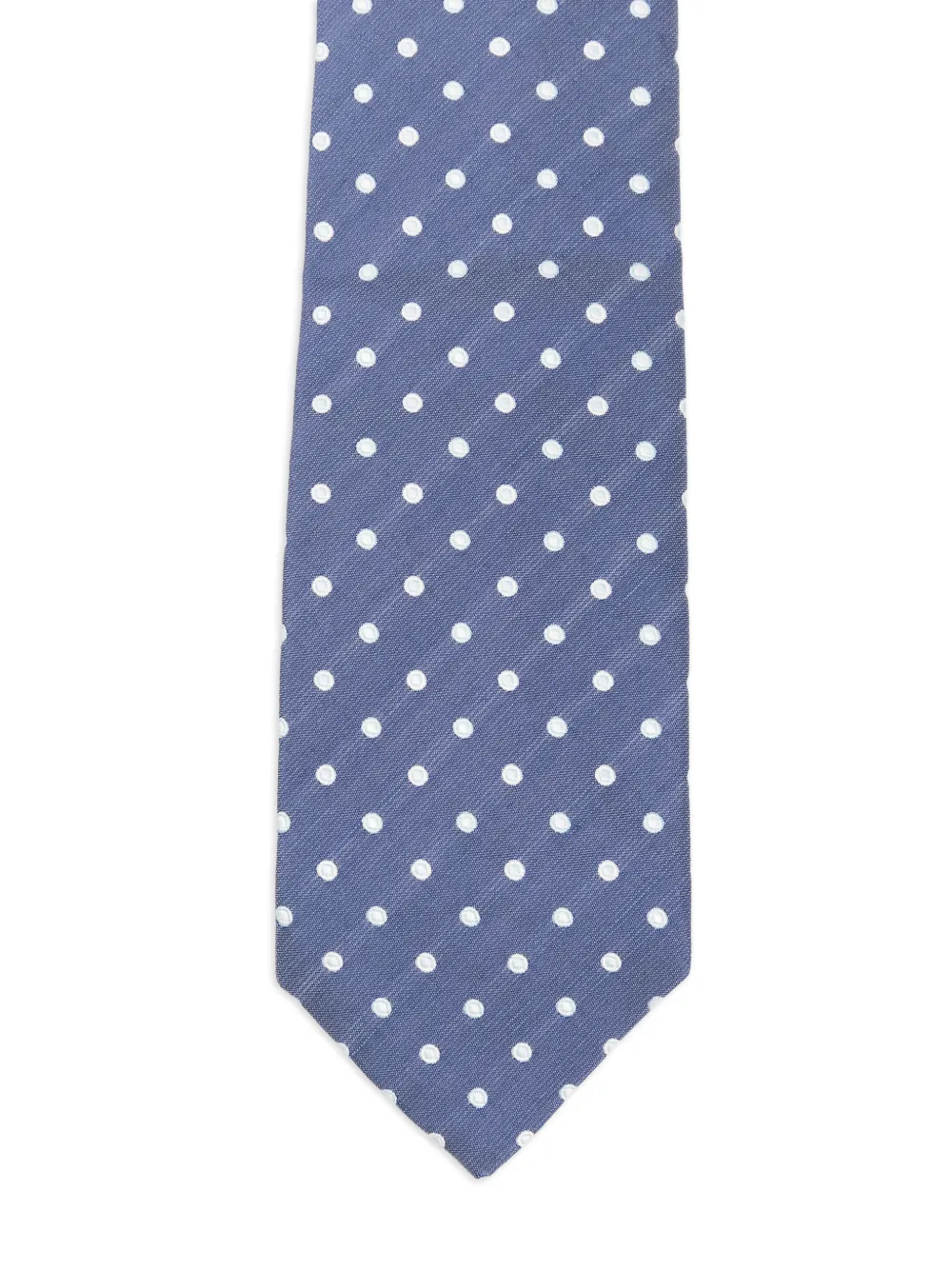 Barba Stropdas met stippen Blauw