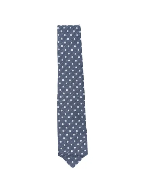 Barba geometric-pattern tie