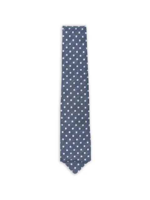 Barba geometric-pattern tie