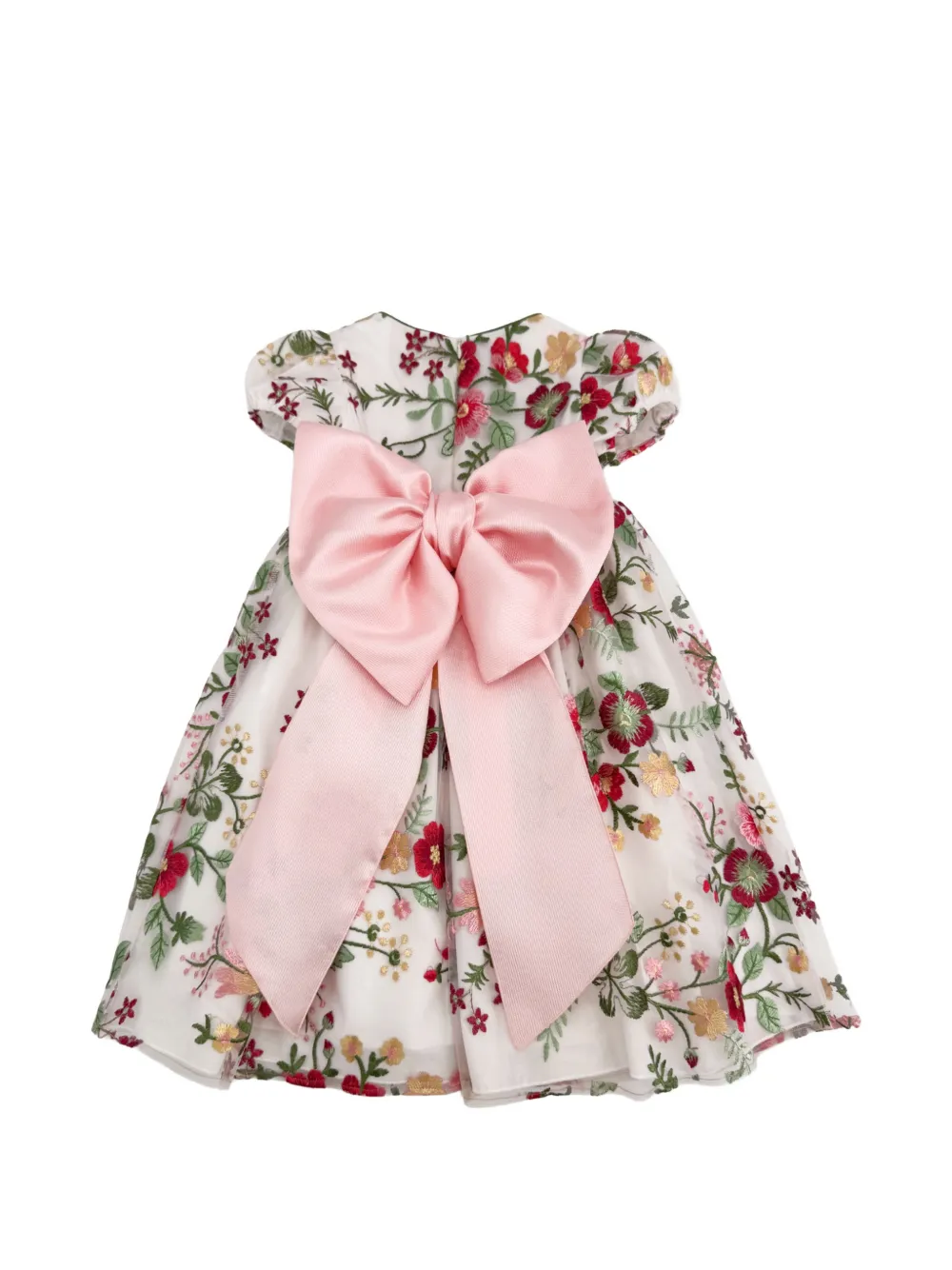 La Stupenderia Jurk met bloemenprint Wit