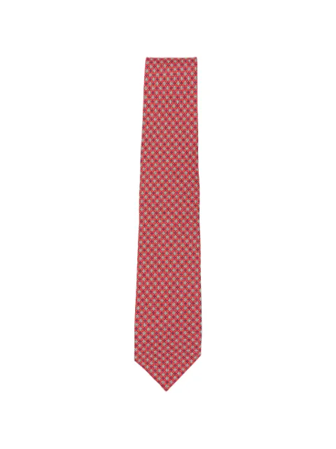 Barba floral-pattern tie
