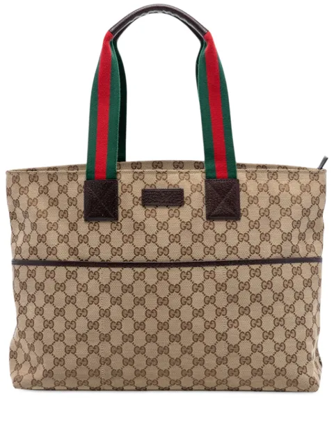 Gucci Pre-Owned 2016-2025 GG Canvas Web tote bag