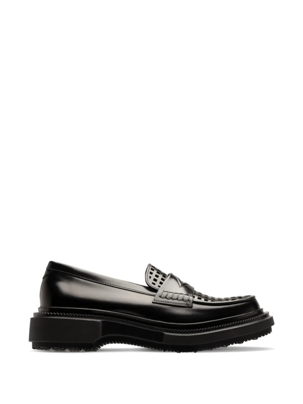 Adieu Paris perforated loafers - Black