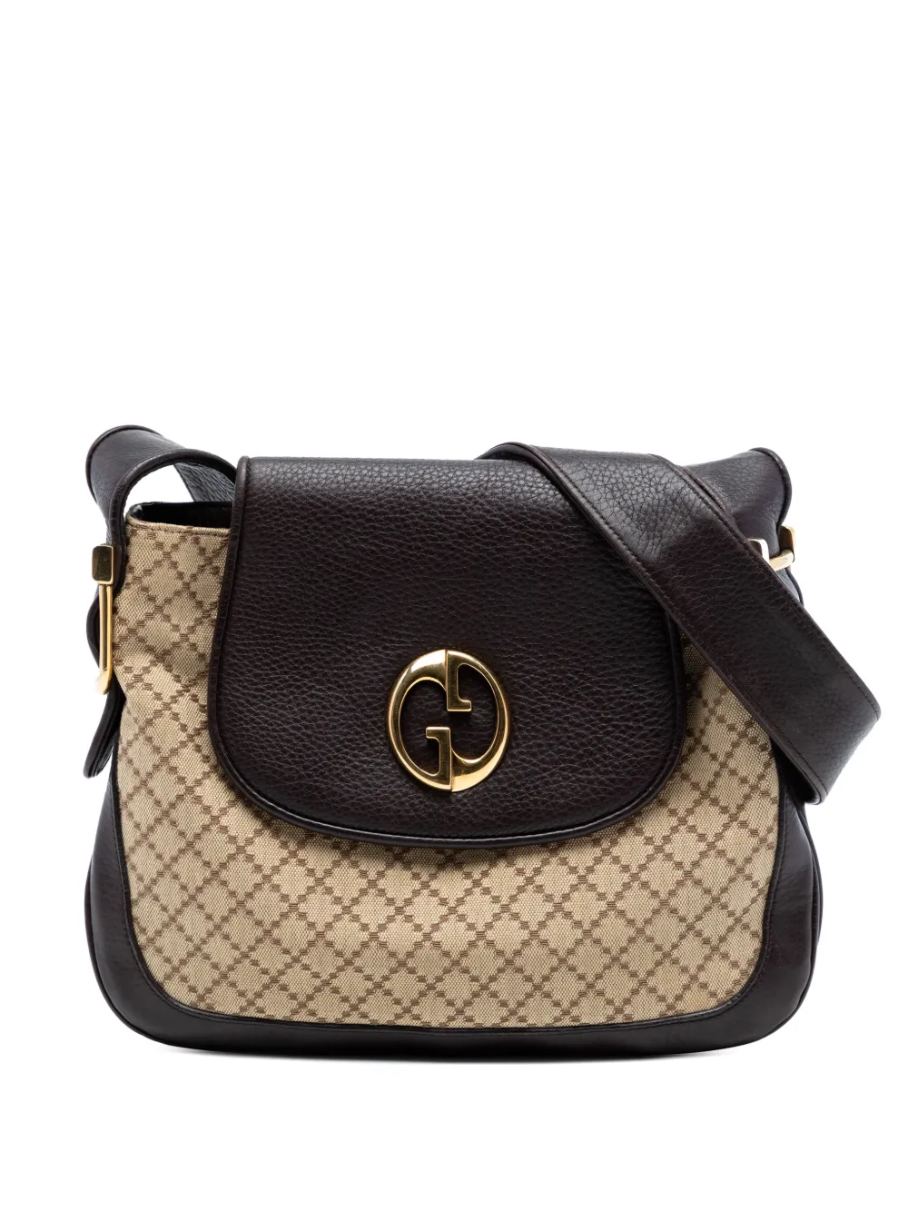 Gucci Pre-Owned 2016-2025 Diamante Canvas 1973 shoulder bag - Toni neutri