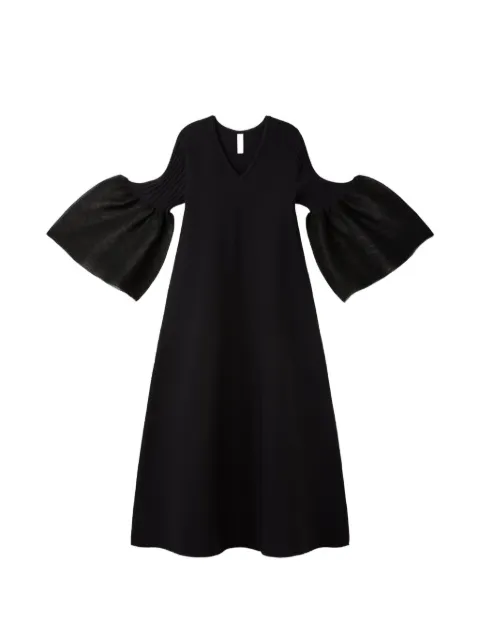 CFCL ribbed-knit bell-sleeve dress