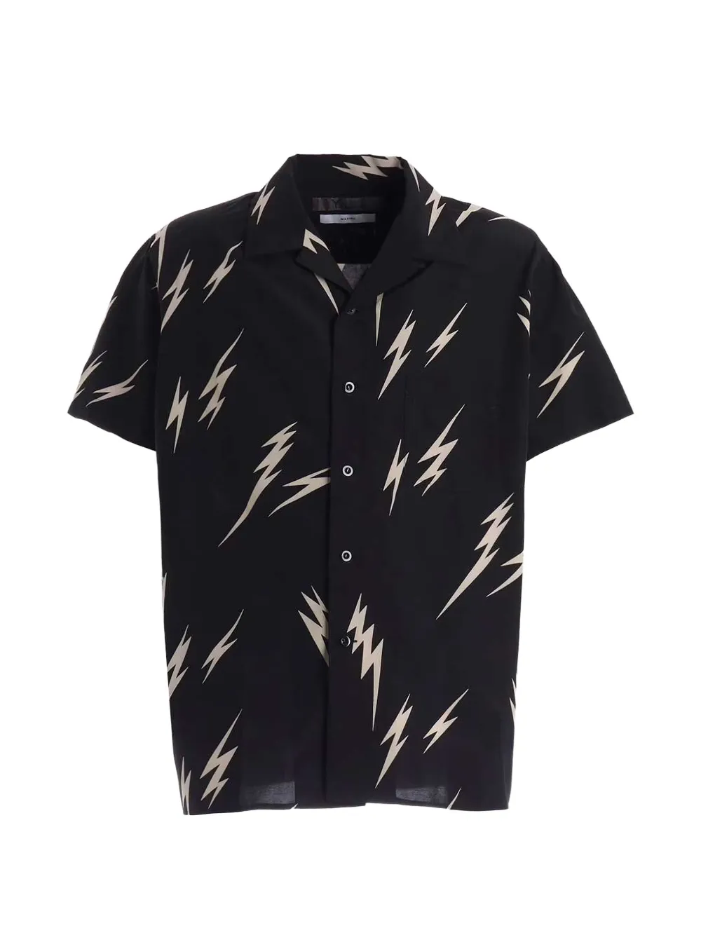Y'S FOR MEN x MASSES lightning bolt shirt - Nero