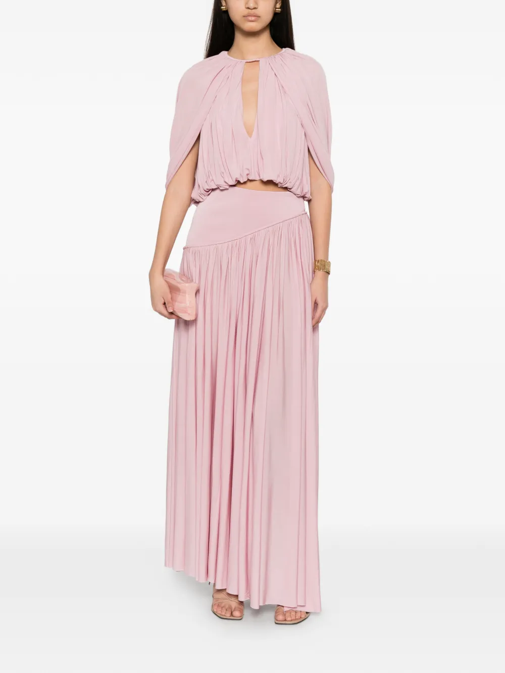 ZIMMERMANN Alchemy asymmetrische rok Roze