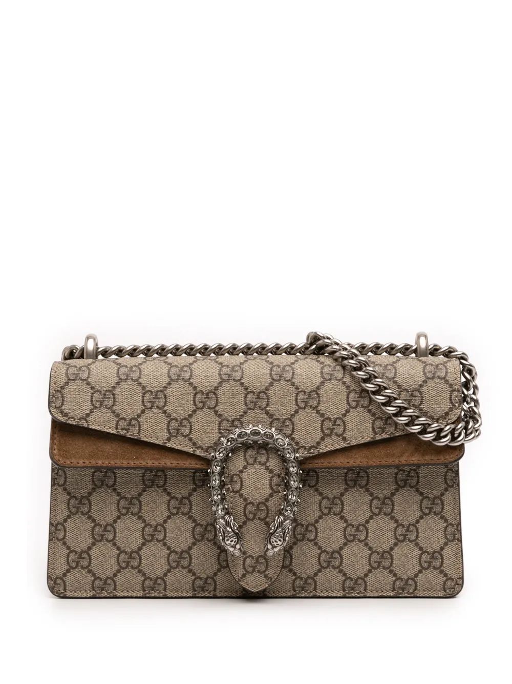 Gucci Pre-Owned 2016-2025 Medium GG Supreme Dionysus crossbody bag - Toni neutri