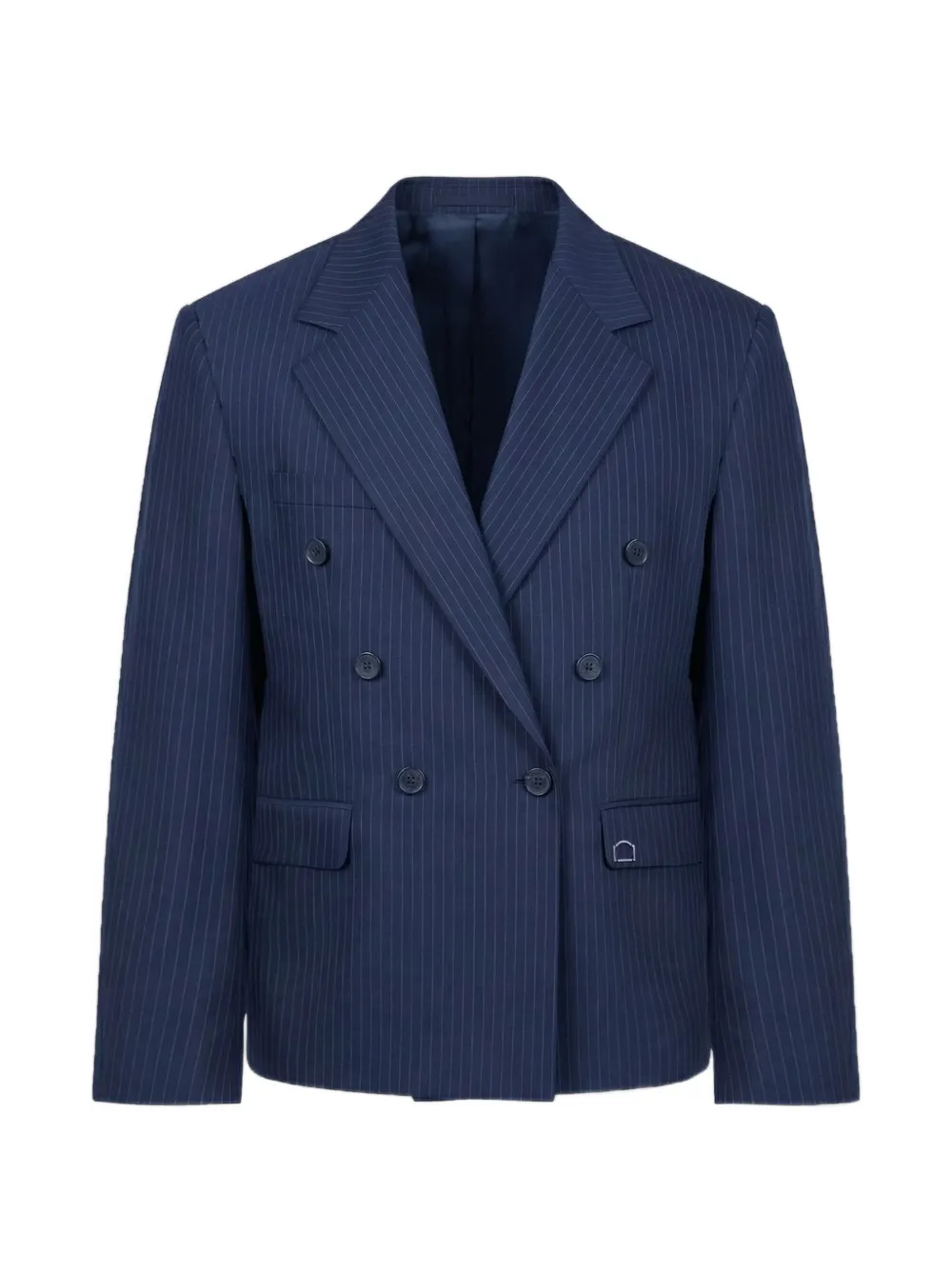RETERNITY Signe pinstripe blazer - Blu