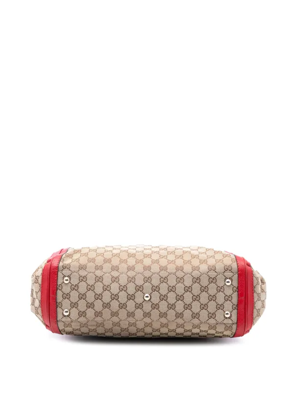 Gucci Pre-Owned 2016-2025 ラージ GGキャンバス ベラ サッチェル 