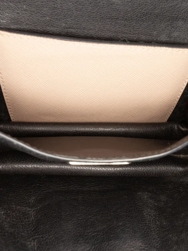 Prada Pre-Owned 2013-2026 Mini Saffiano Lux Sound Lock Satchel