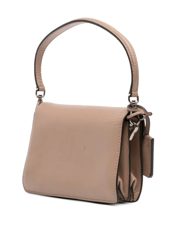Prada Pre-Owned 2013-2026 Mini Saffiano Lux Sound Lock Satchel