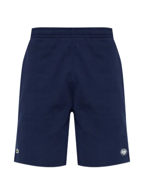 Lacoste x Roland Garros logo-patch shorts
