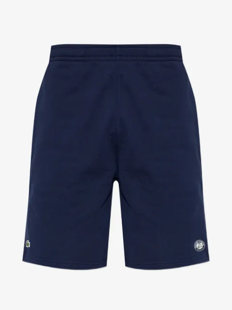 Lacoste x Roland Garros logo-patch shorts