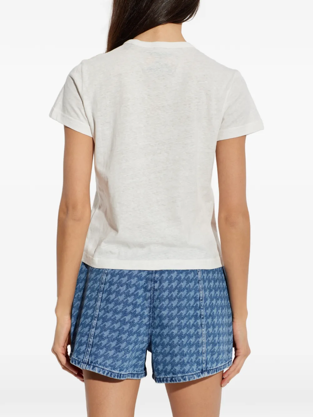 Perfect Moment T-shirt met logoprint Beige