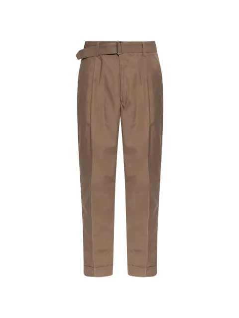 Officine Generale Hugo belted pleated trousers