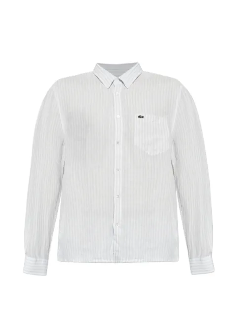 Lacoste striped button-down shirt