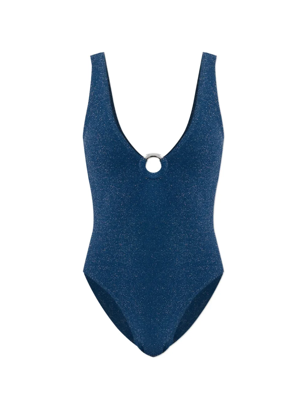 Bond-eye Mara lurex swimsuit - Blu