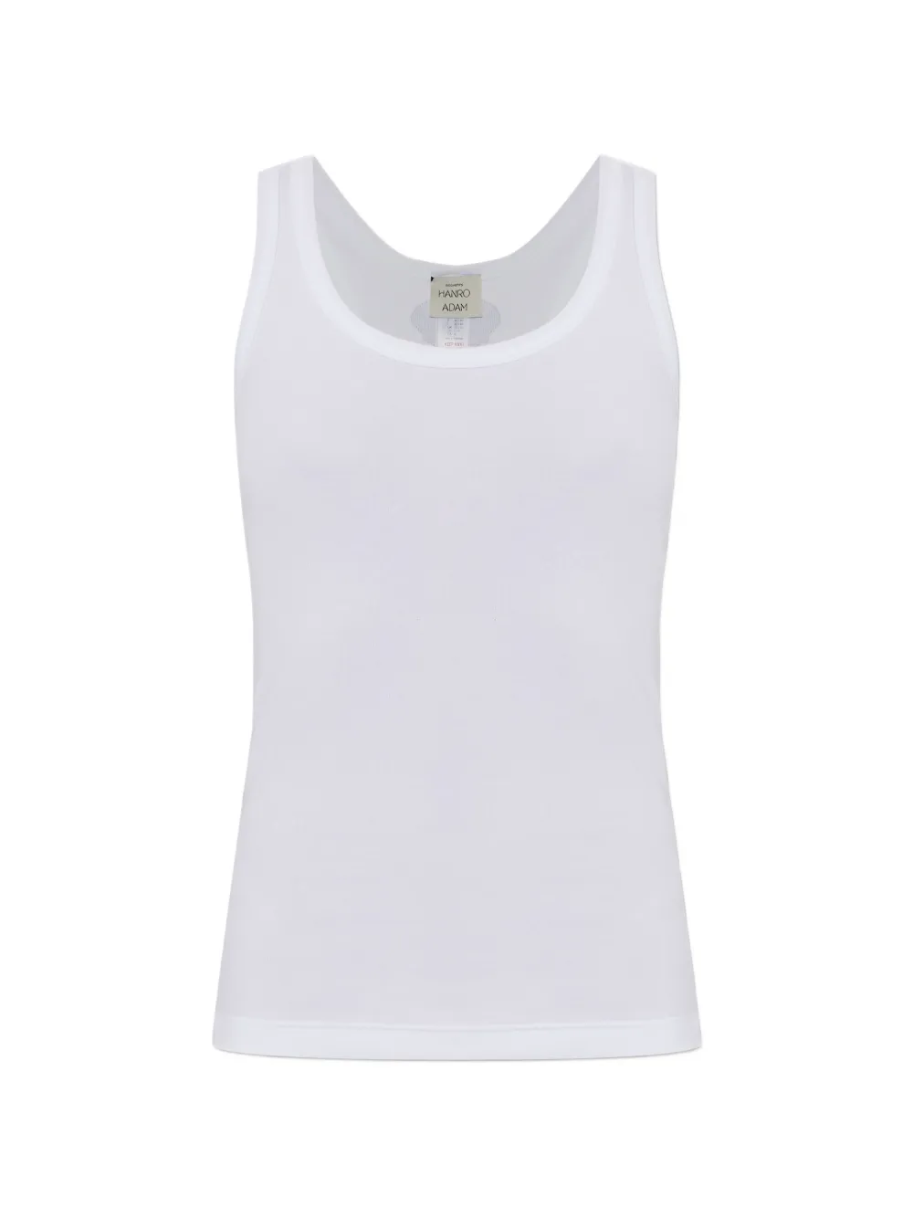 Hanro shell-motif ribbed tank top - Bianco