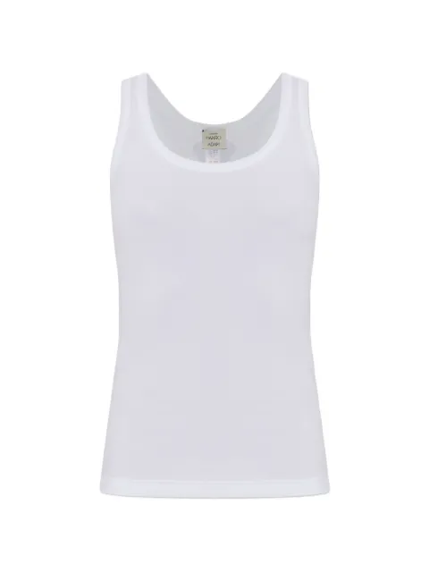 Hanro ribbet tanktop med skalmotiv