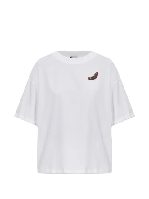 Hanro patch-detail T-shirt