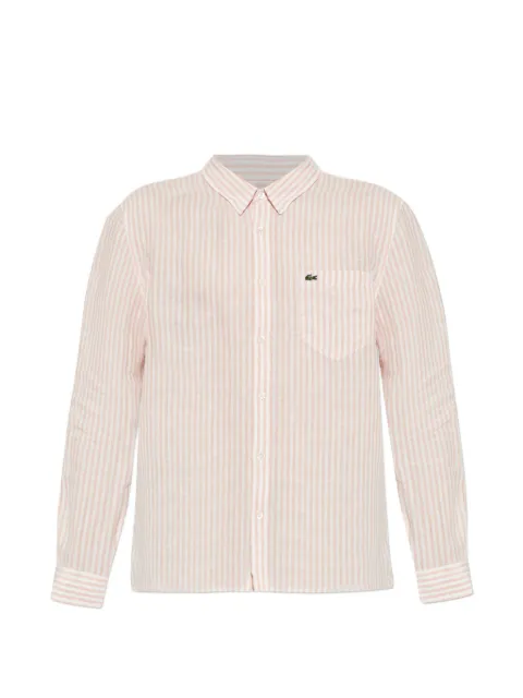 Lacoste button-down striped shirt