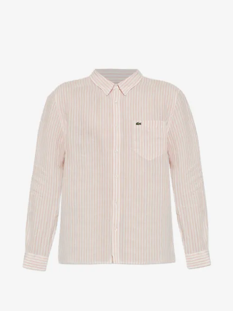 Lacoste button-down striped shirt
