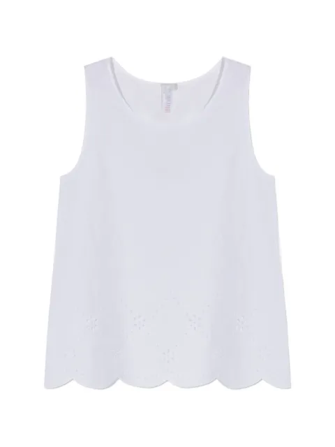 Hanro broderie-anglaise tank top